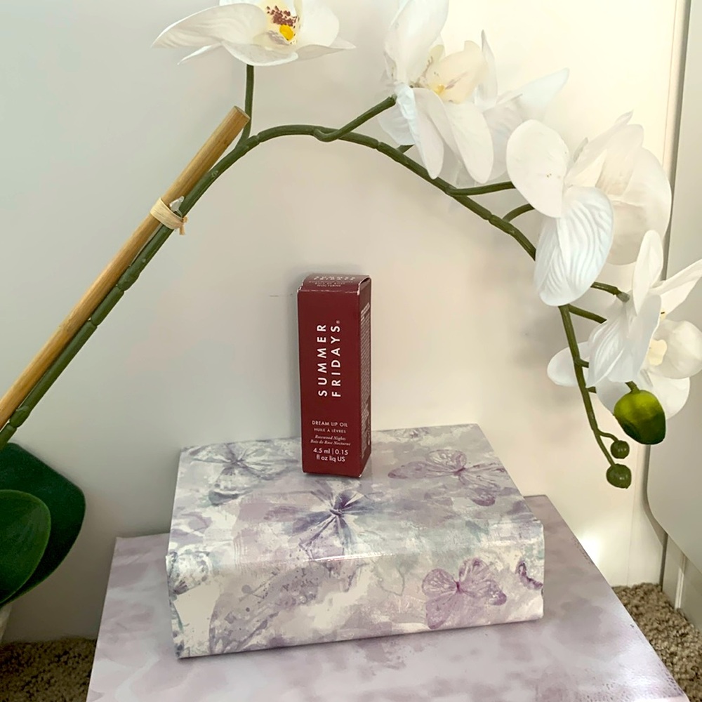 Summer Fridays dream lip oil in shade rosewood nights